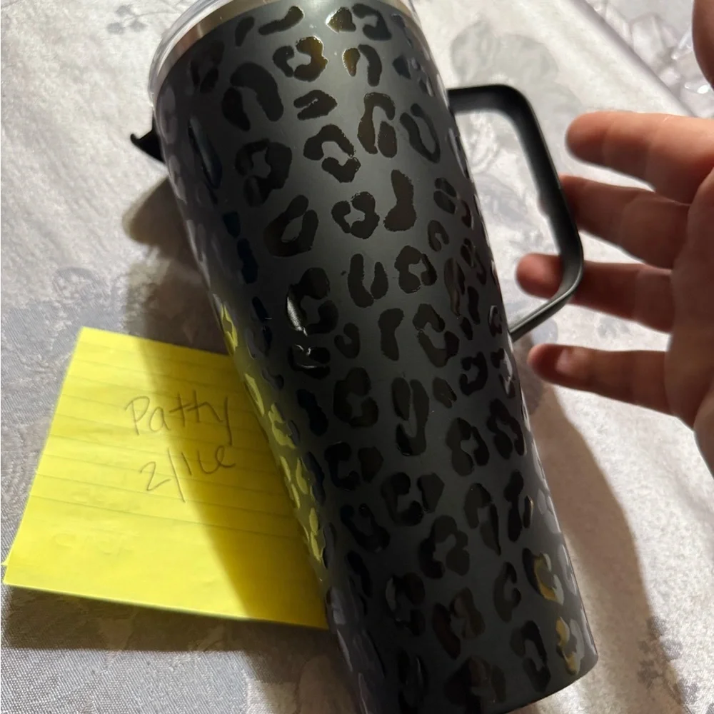 BrüMate Black Onyx Leopard Print Tumbler - Picture 3 of 3
